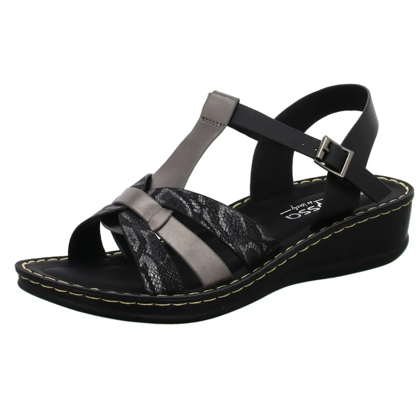 Alyssa Sandalette mit Mehrweite bis 30mm Sohlenhöhe