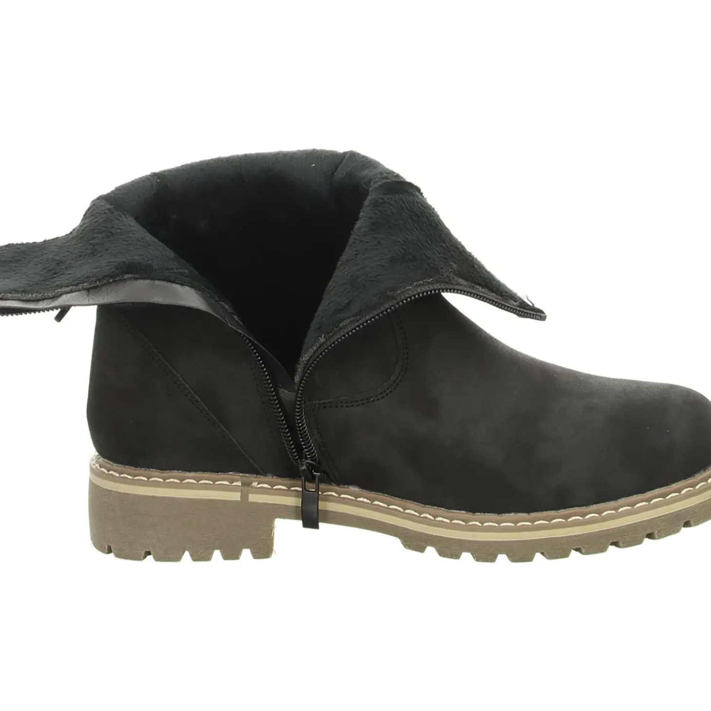 Alyssa Schlupf-/Reißverschlußstiefelette Warmfutter bis 35mm Absatz (casual)