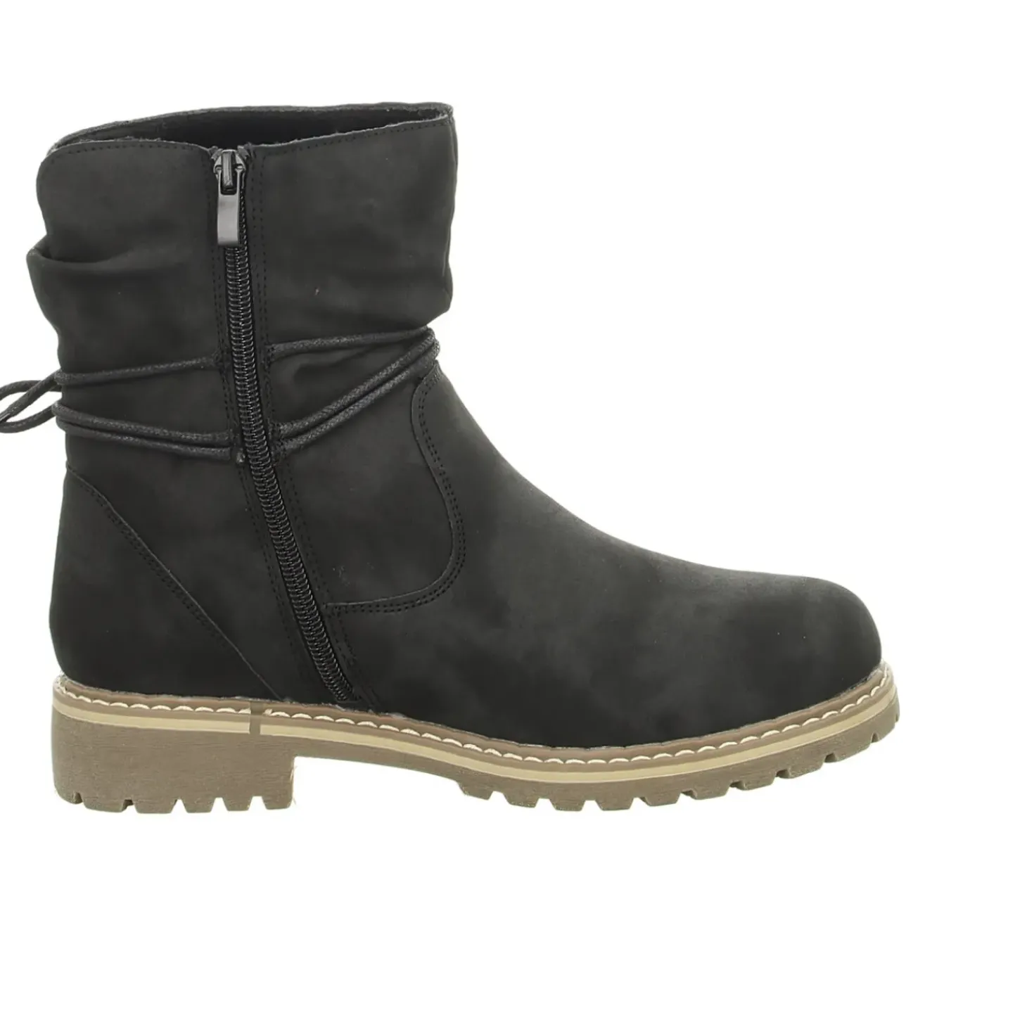 Alyssa Schlupf-/Reißverschlußstiefelette Warmfutter bis 35mm Absatz (casual)