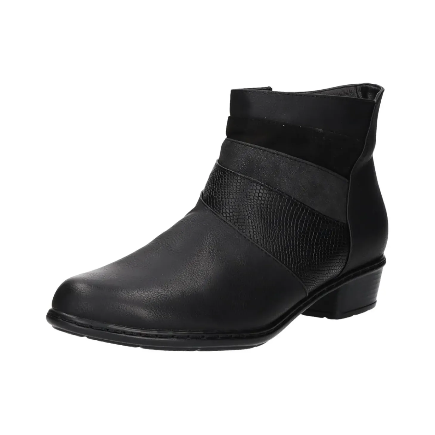 Alyssa Schlupf-/Reißverschlußstiefelette Warmfutter ab 35mm Absatz