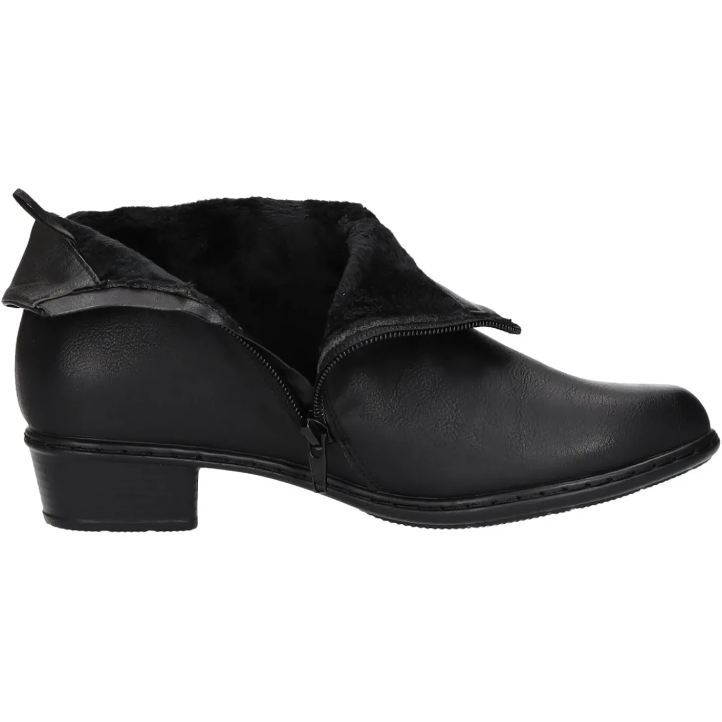Alyssa Schlupf-/Reißverschlußstiefelette Warmfutter ab 35mm Absatz