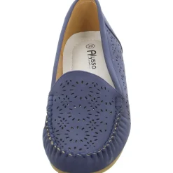 Alyssa Slipper/Kletthalbschuh luftdurchlässig (durchbrochenes/geflochtenes Obermaterial)