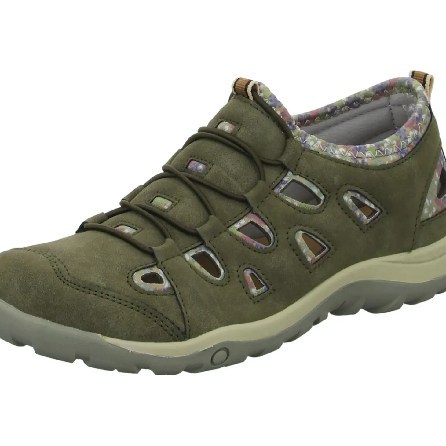 Alyssa Slipper/Kletthalbschuh luftdurchlässig (durchbrochenes/geflochtenes Obermaterial)