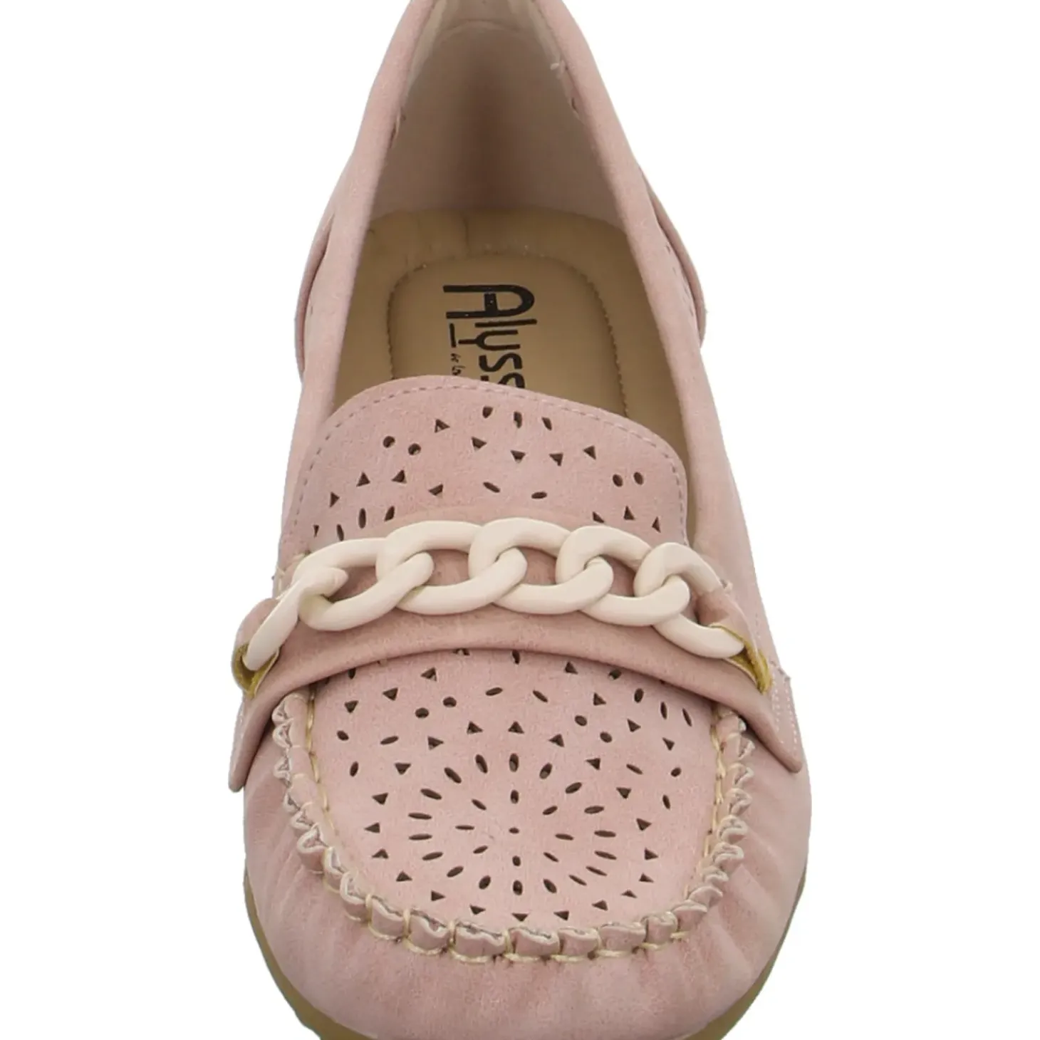 Alyssa Slipper/Kletthalbschuh luftdurchlässig (durchbrochenes/geflochtenes Obermaterial)