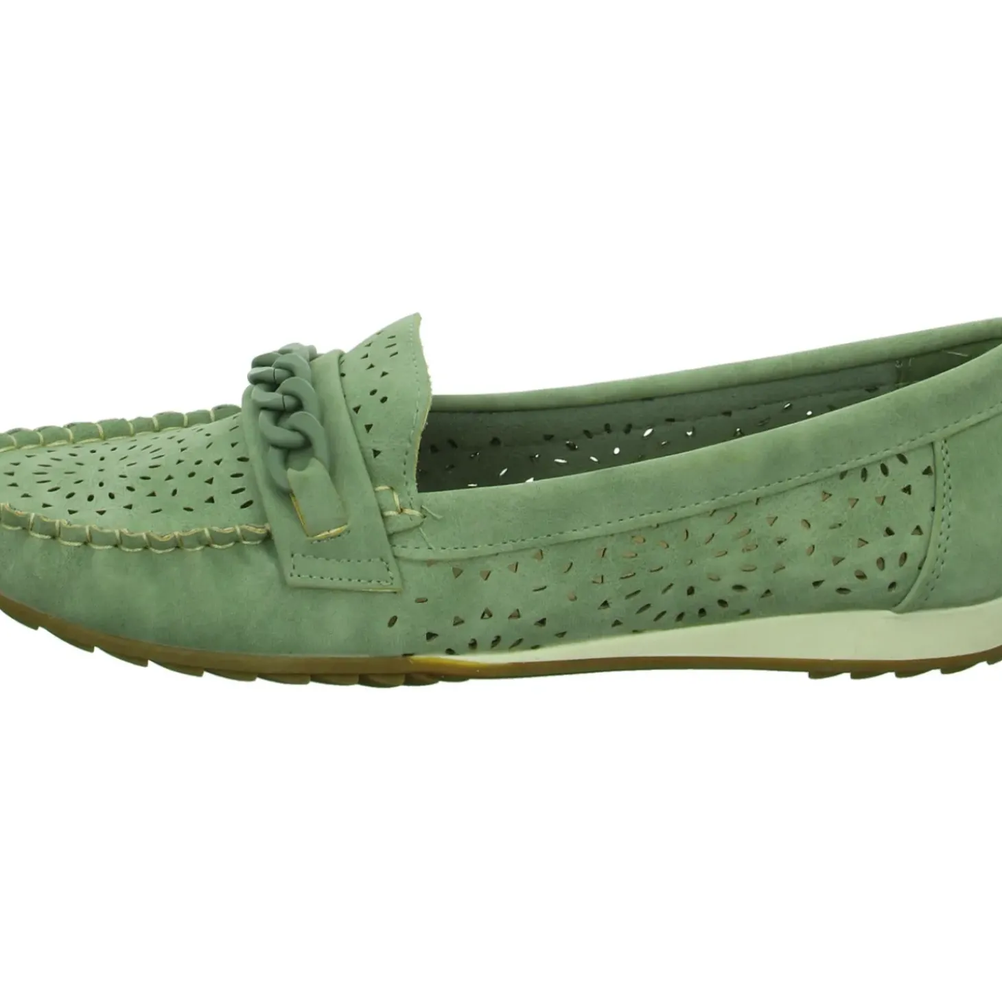 Alyssa Slipper/Kletthalbschuh luftdurchlässig (durchbrochenes/geflochtenes Obermaterial)