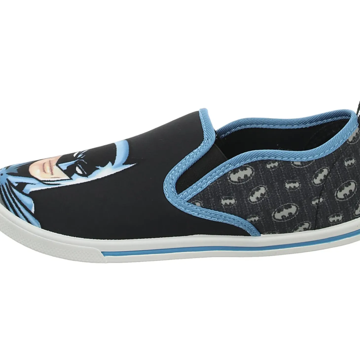 Batman Leinen Slipper/Kletthalbschuh