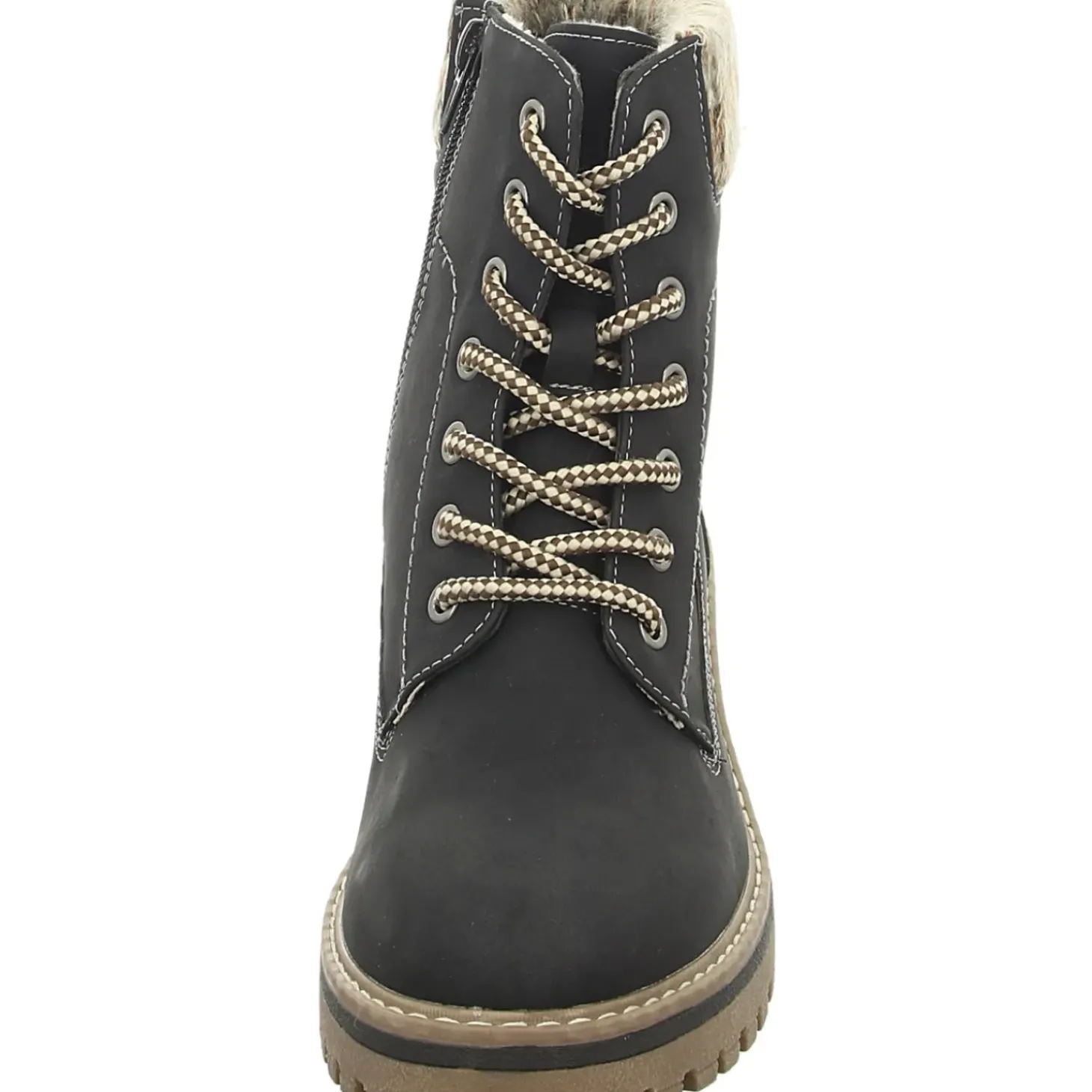 BOXX Schnürstiefelette Warmfutter bis 35mm Absatz (casual)