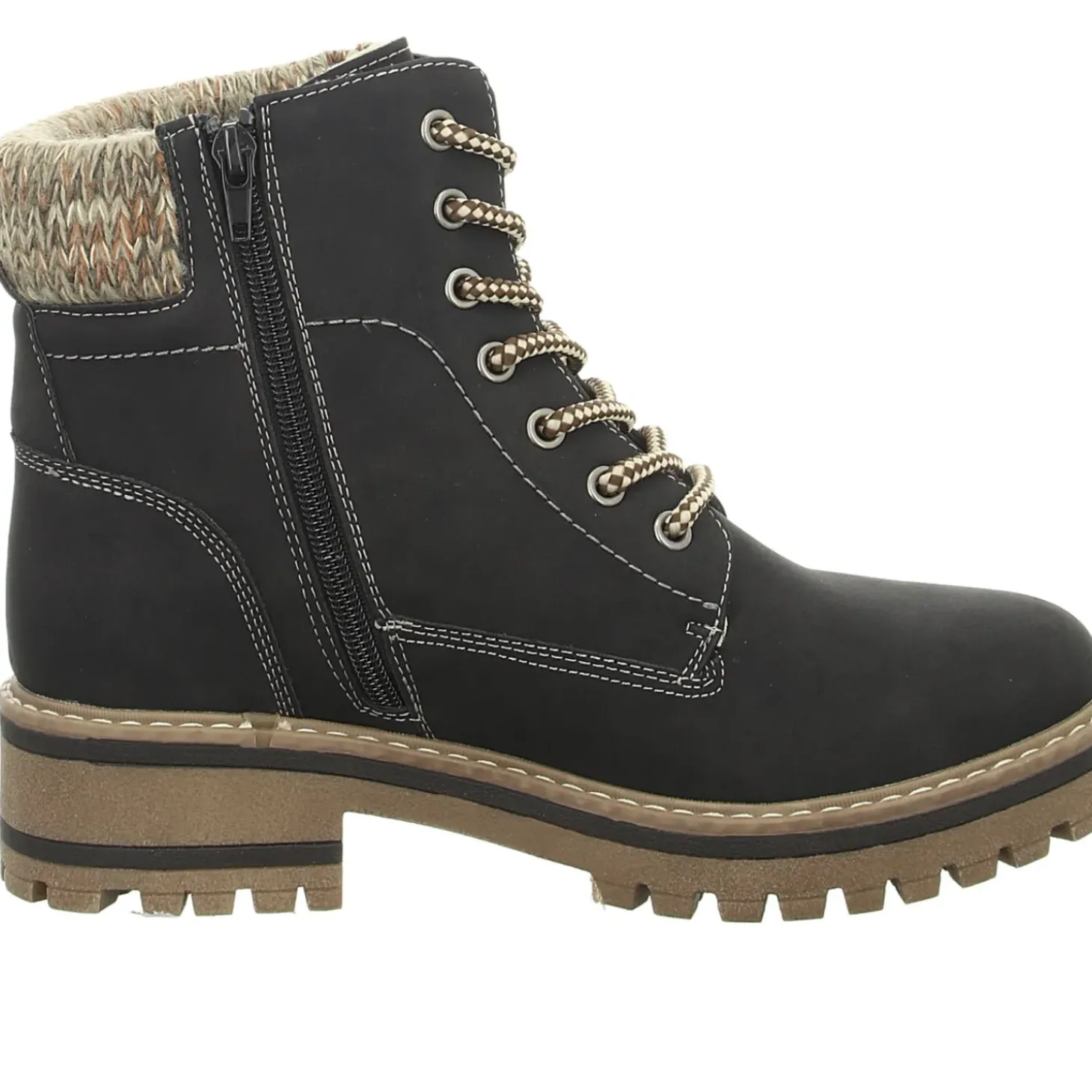 BOXX Schnürstiefelette Warmfutter bis 35mm Absatz (casual)