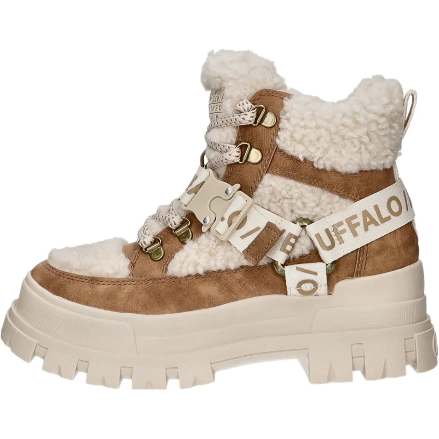 Buffalo Schnürstiefelette Warmfutter bis 35mm Absatz (casual) ASPHA COM MID WARM