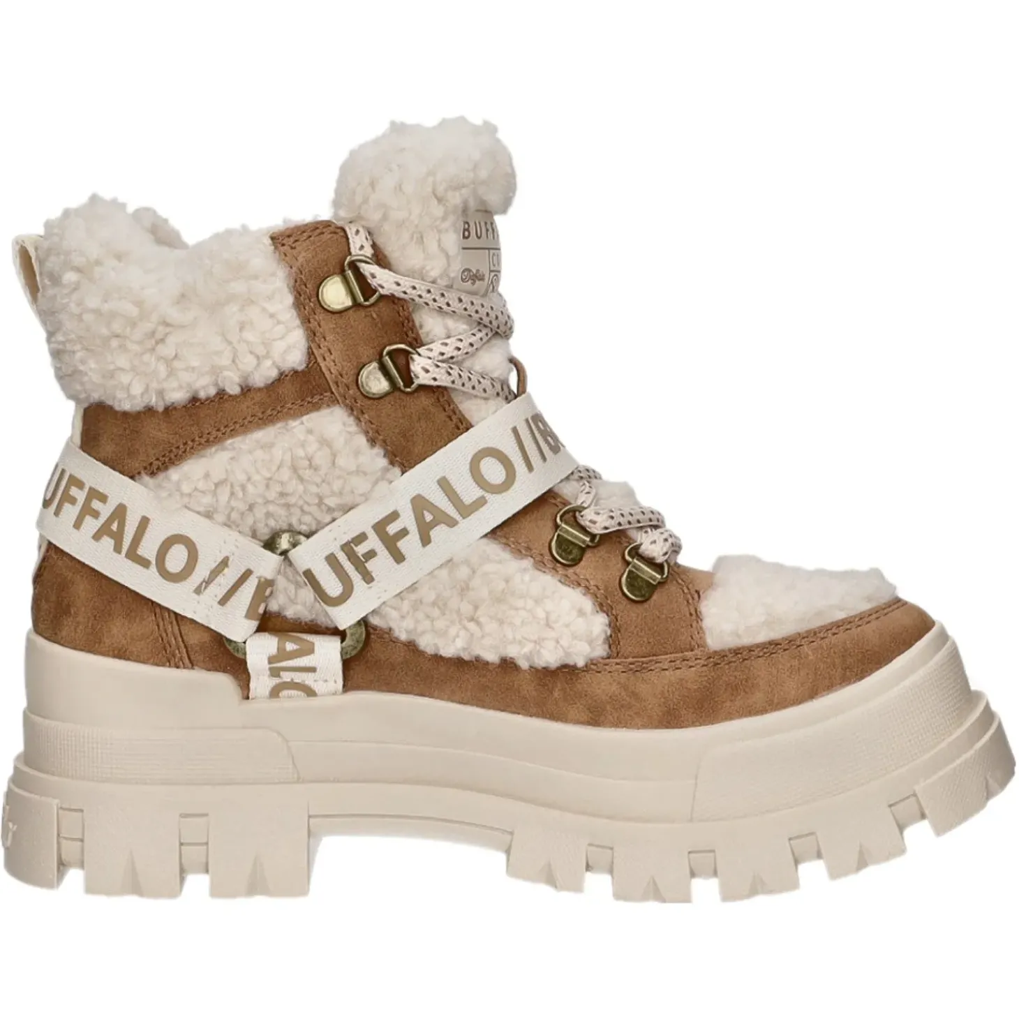 Buffalo Schnürstiefelette Warmfutter bis 35mm Absatz (casual) ASPHA COM MID WARM