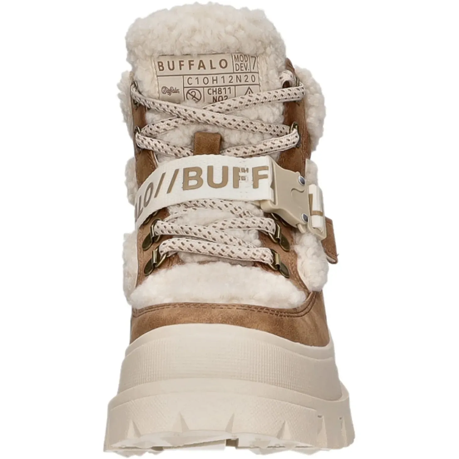 Buffalo Schnürstiefelette Warmfutter bis 35mm Absatz (casual) ASPHA COM MID WARM