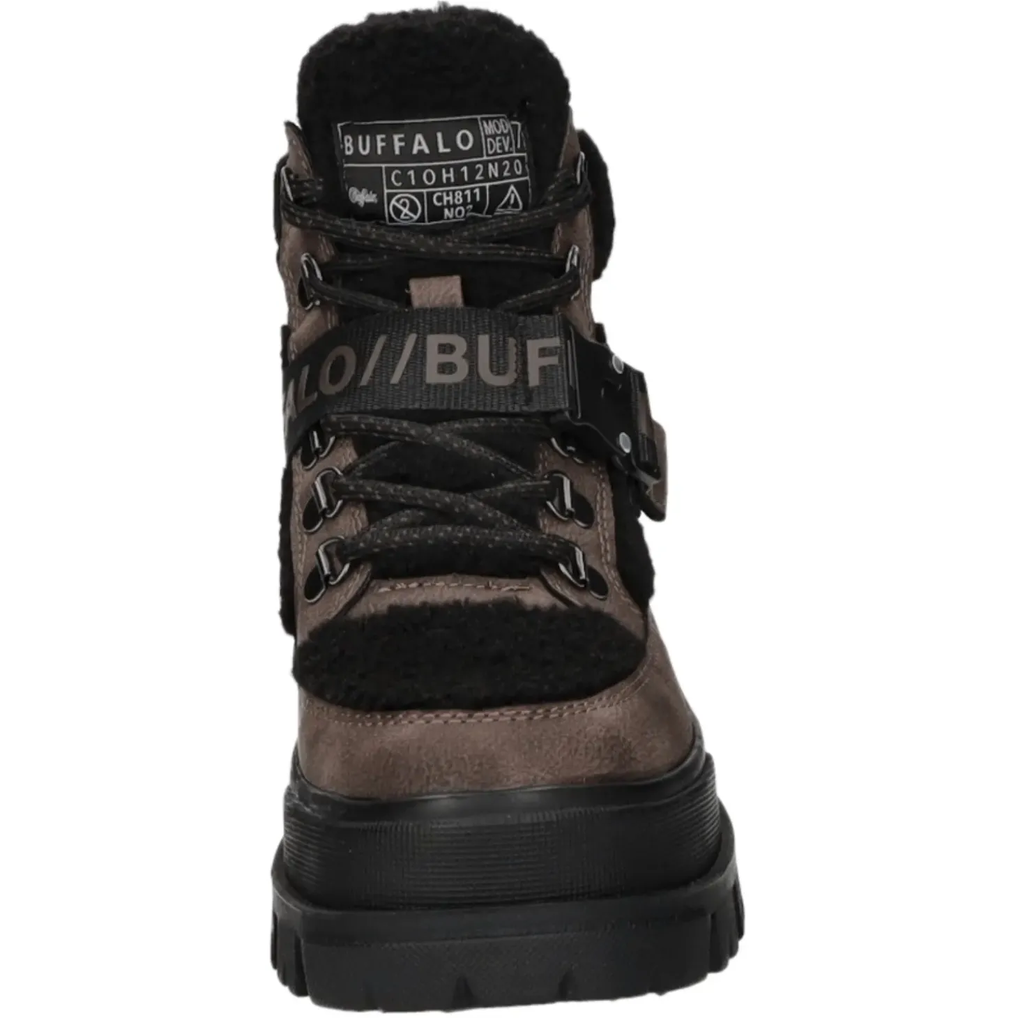 Buffalo Schnürstiefelette Warmfutter bis 35mm Absatz (casual) ASPHA COM MID WARM