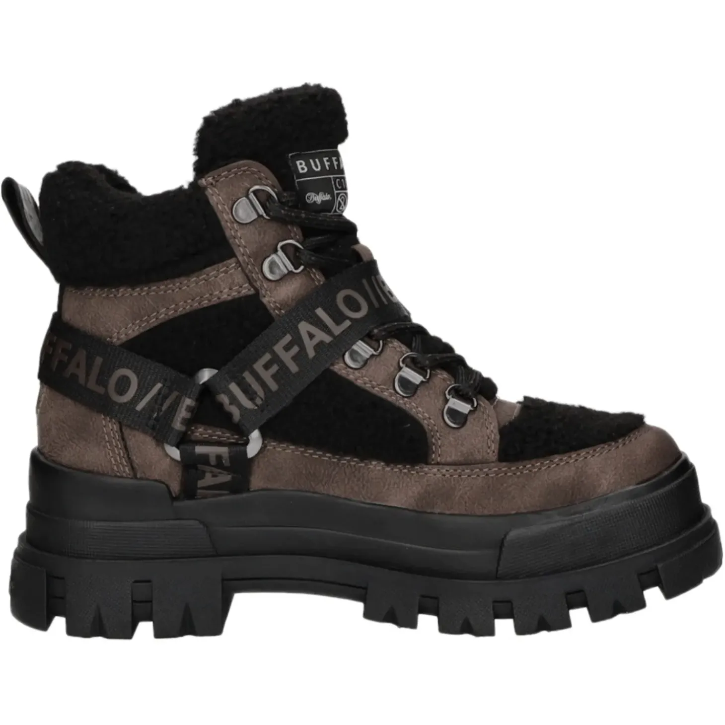 Buffalo Schnürstiefelette Warmfutter bis 35mm Absatz (casual) ASPHA COM MID WARM