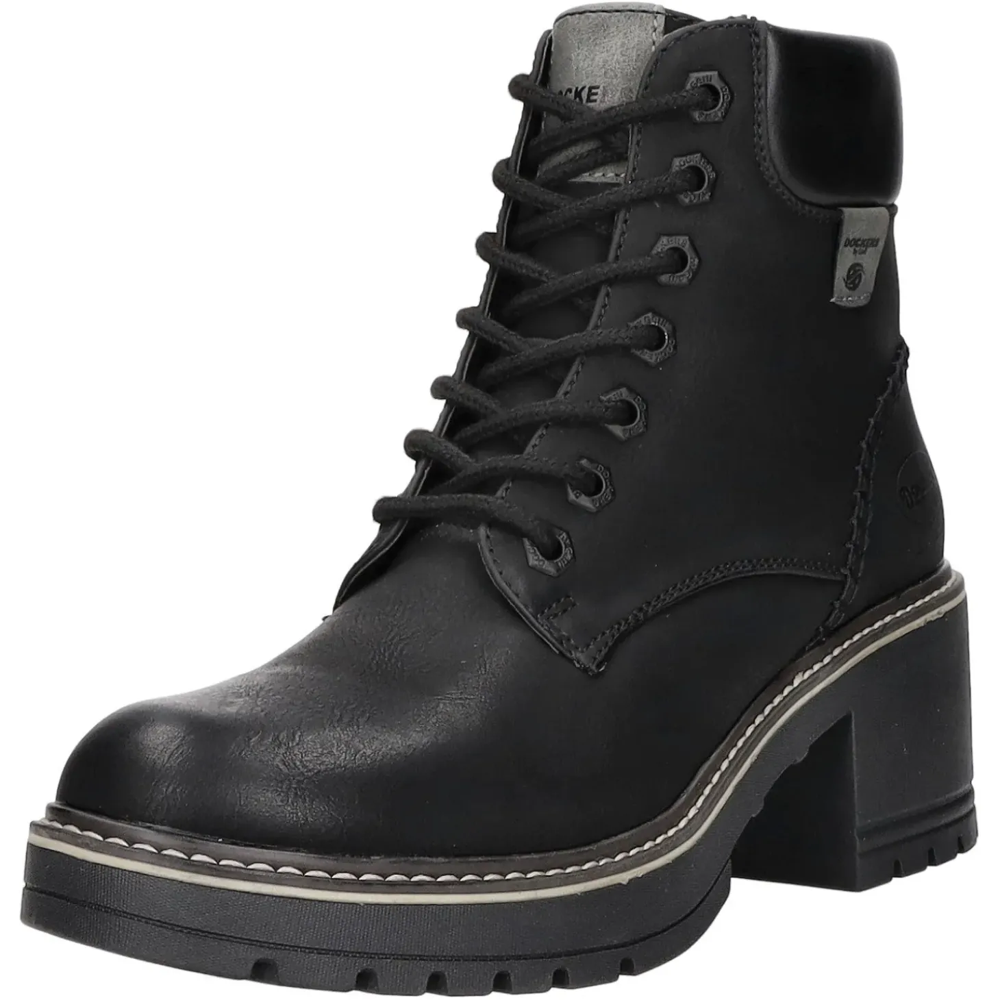 Dockers by Gerli Schnürstiefelette Warmfutter ab 35mm Absatz