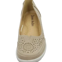 Donna Andrea Slipper/Kletthalbschuh luftdurchlässig (durchbrochenes/geflochtenes Obermaterial)