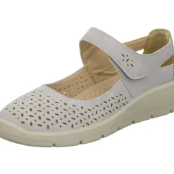 Donna Andrea Slipper/Kletthalbschuh luftdurchlässig (durchbrochenes/geflochtenes Obermaterial)