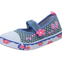 girlZ onlY Leinen Slipper/Kletthalbschuh