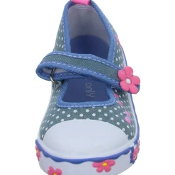 girlZ onlY Leinen Slipper/Kletthalbschuh