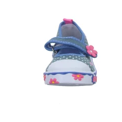 girlZ onlY Leinen Slipper/Kletthalbschuh