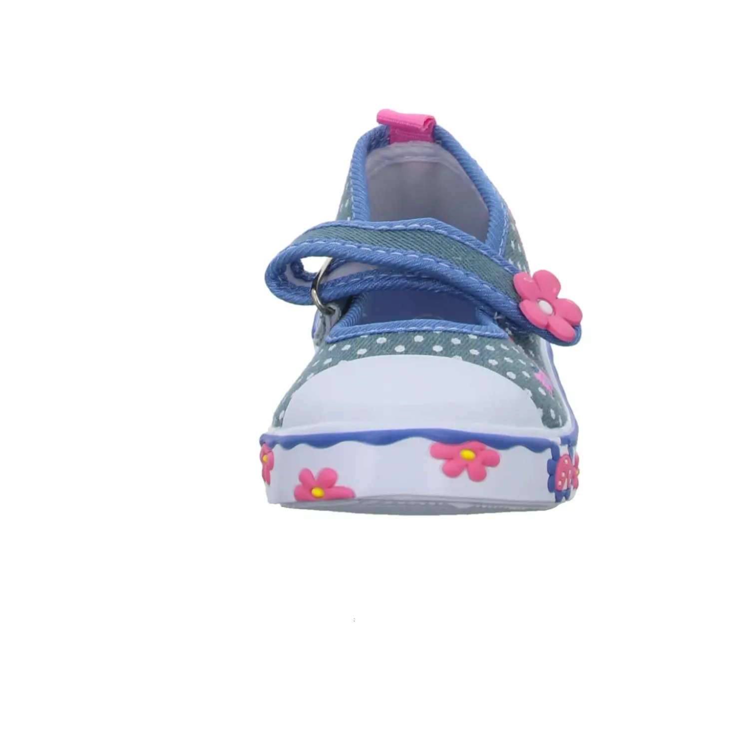 girlZ onlY Leinen Slipper/Kletthalbschuh