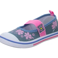 girlZ onlY Leinen Slipper/Kletthalbschuh