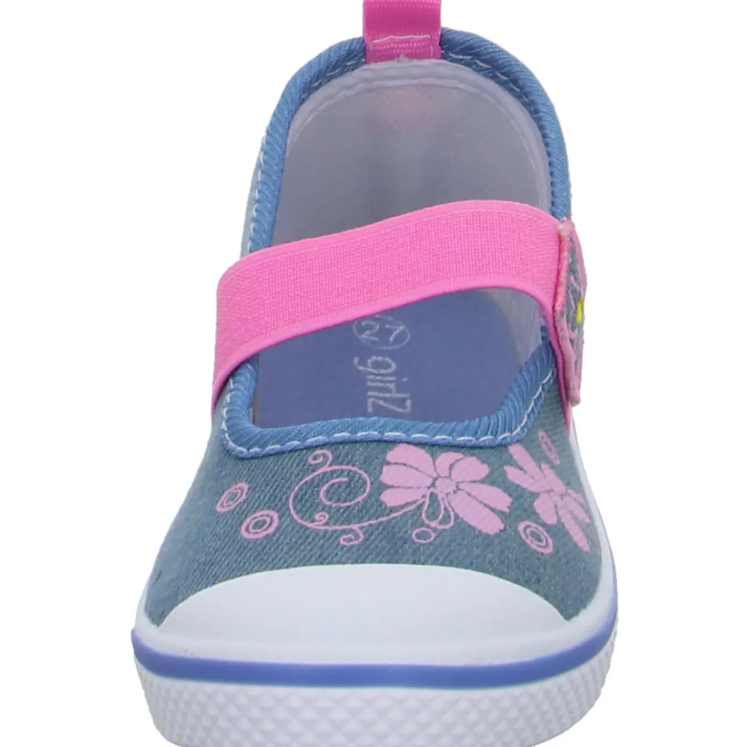 girlZ onlY Leinen Slipper/Kletthalbschuh