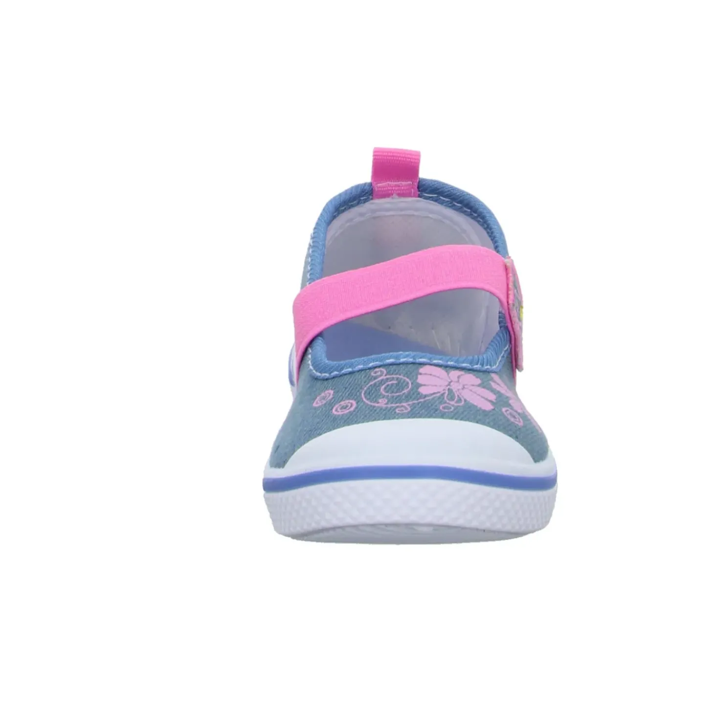 girlZ onlY Leinen Slipper/Kletthalbschuh