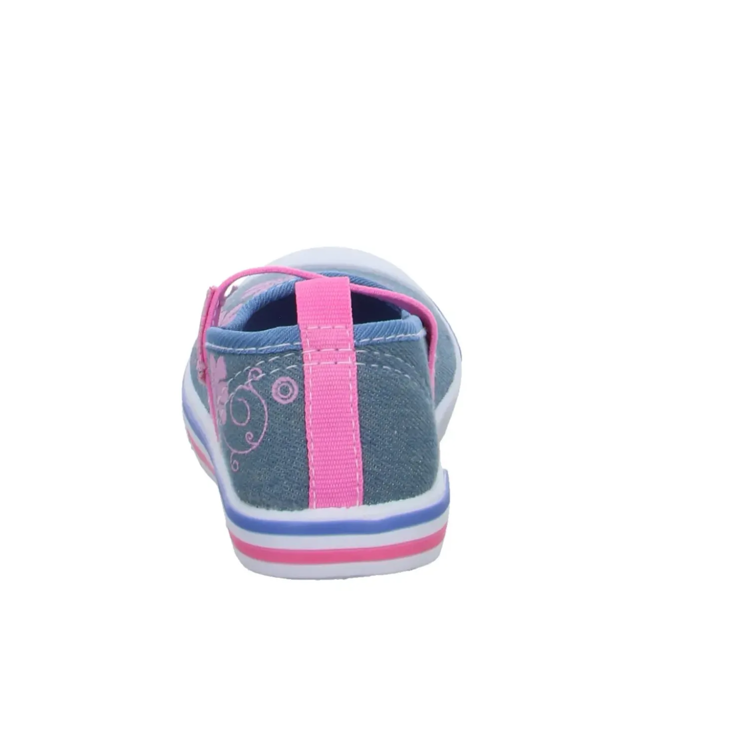 girlZ onlY Leinen Slipper/Kletthalbschuh