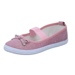 girlZ onlY Leinen Slipper/Kletthalbschuh