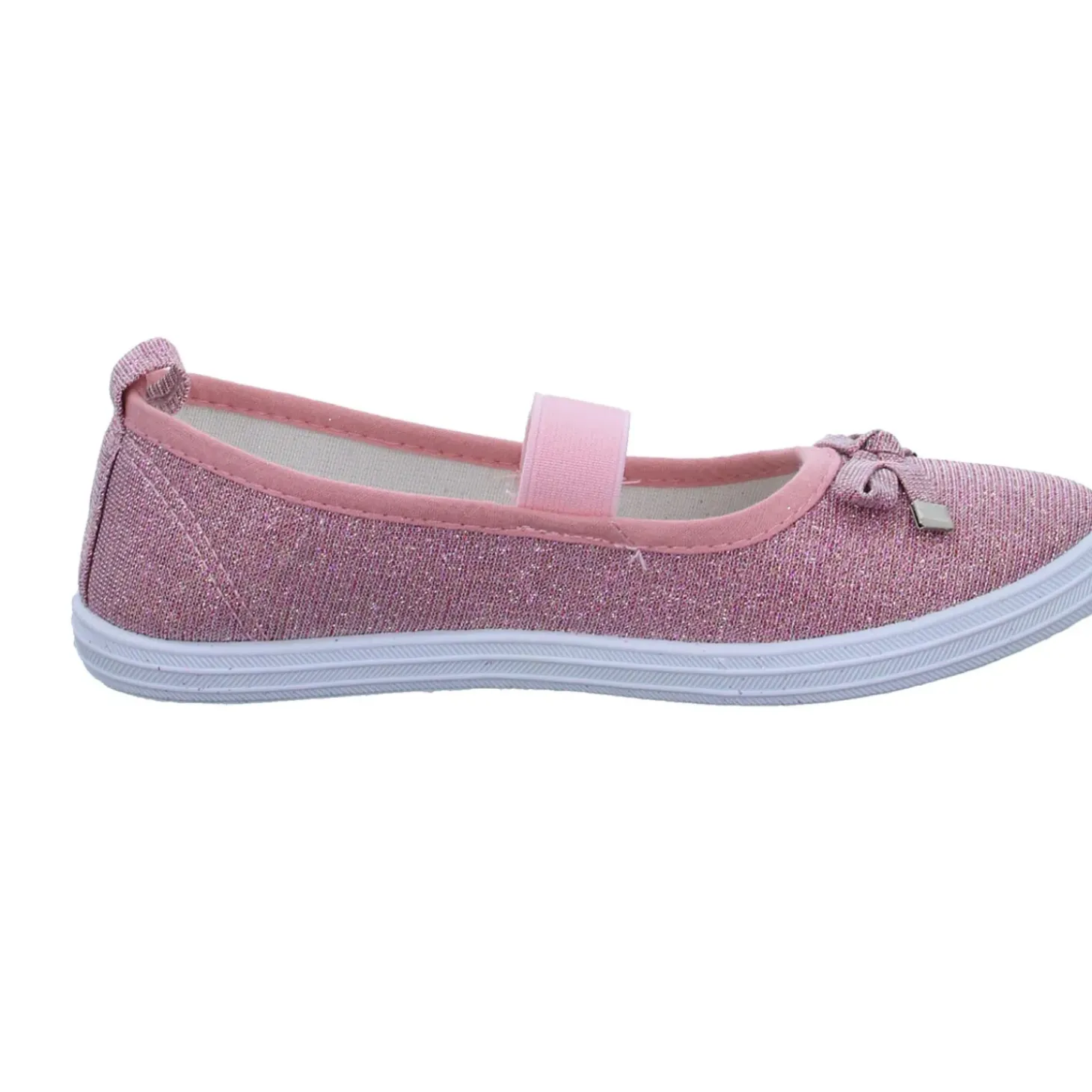 girlZ onlY Leinen Slipper/Kletthalbschuh