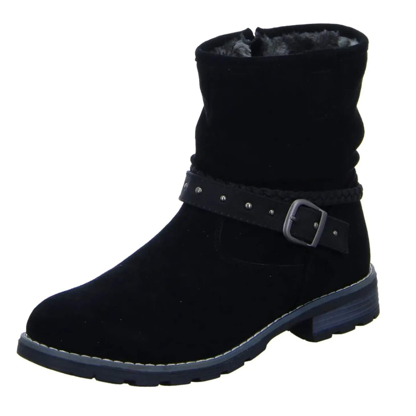 girlZ onlY Schlupf-/Klettstiefelette Warmfutter