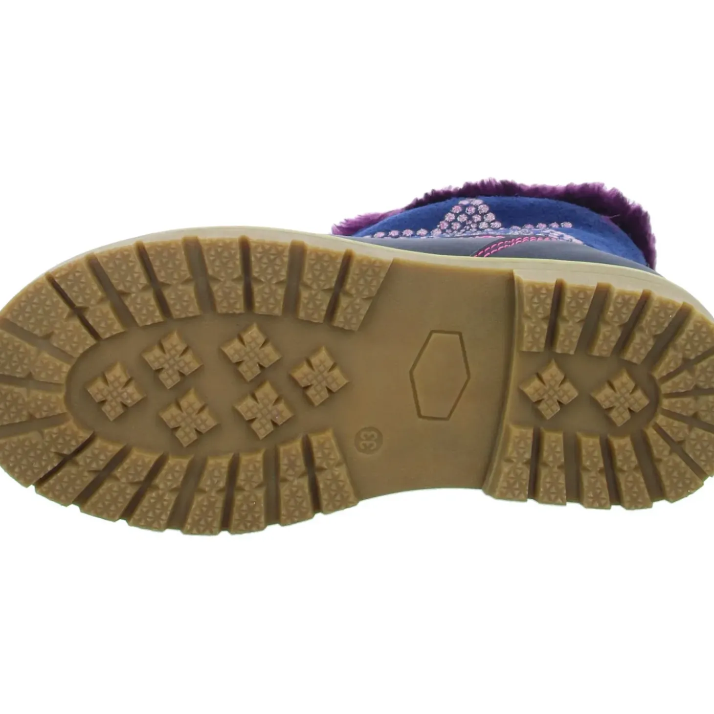 girlZ onlY Schlupf-/Klettstiefelette Warmfutter