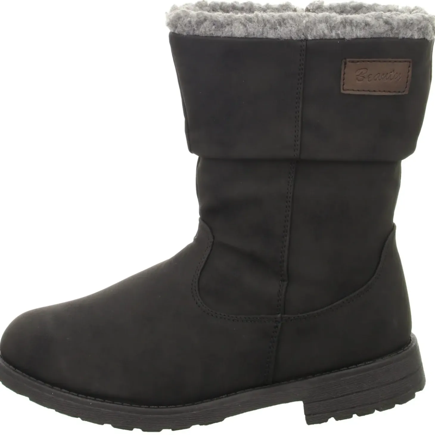 girlZ onlY Schlupf-/Klettstiefelette Warmfutter