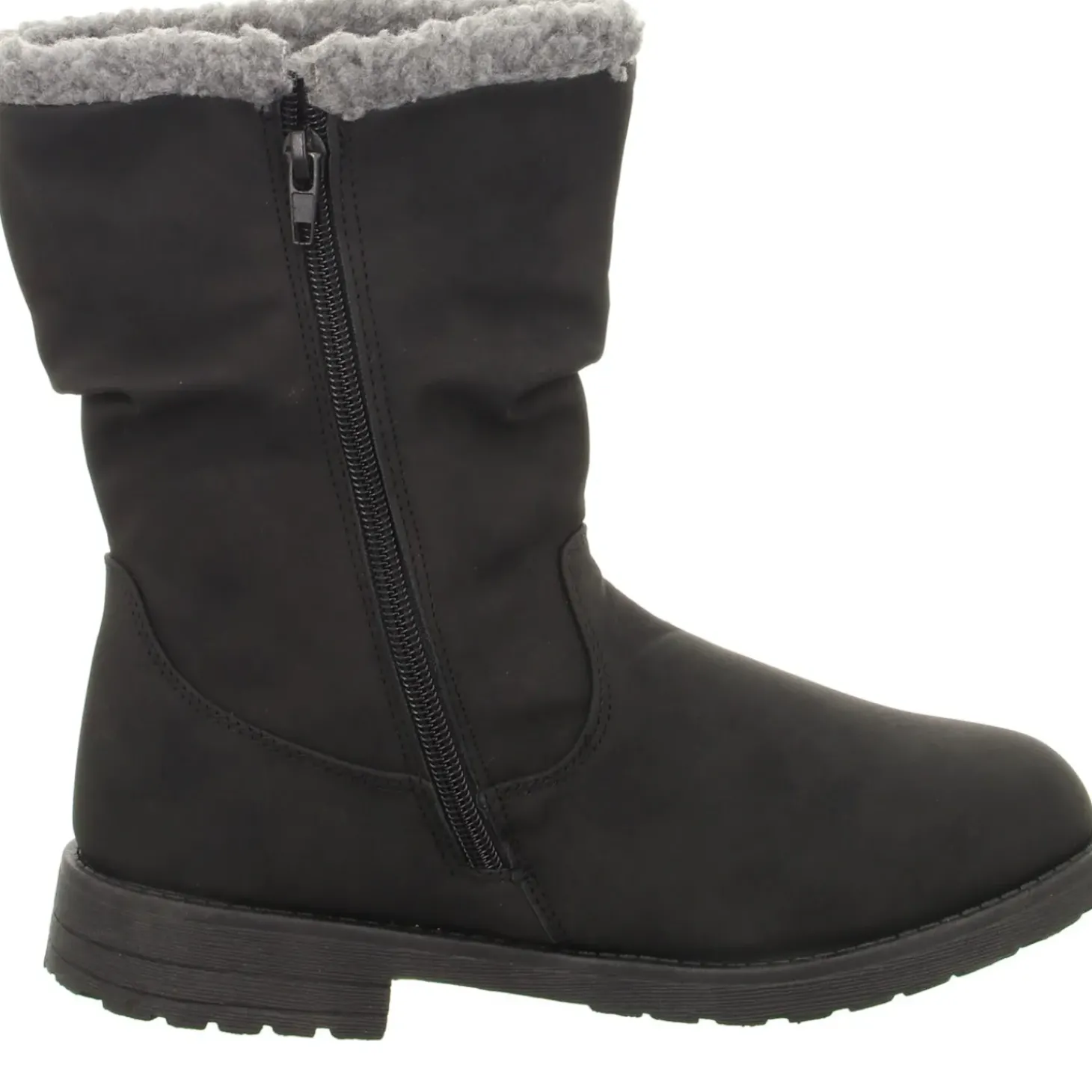 girlZ onlY Schlupf-/Klettstiefelette Warmfutter