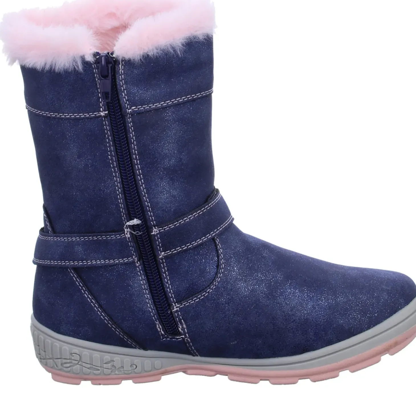 girlZ onlY Schlupf-/Klettstiefelette Warmfutter