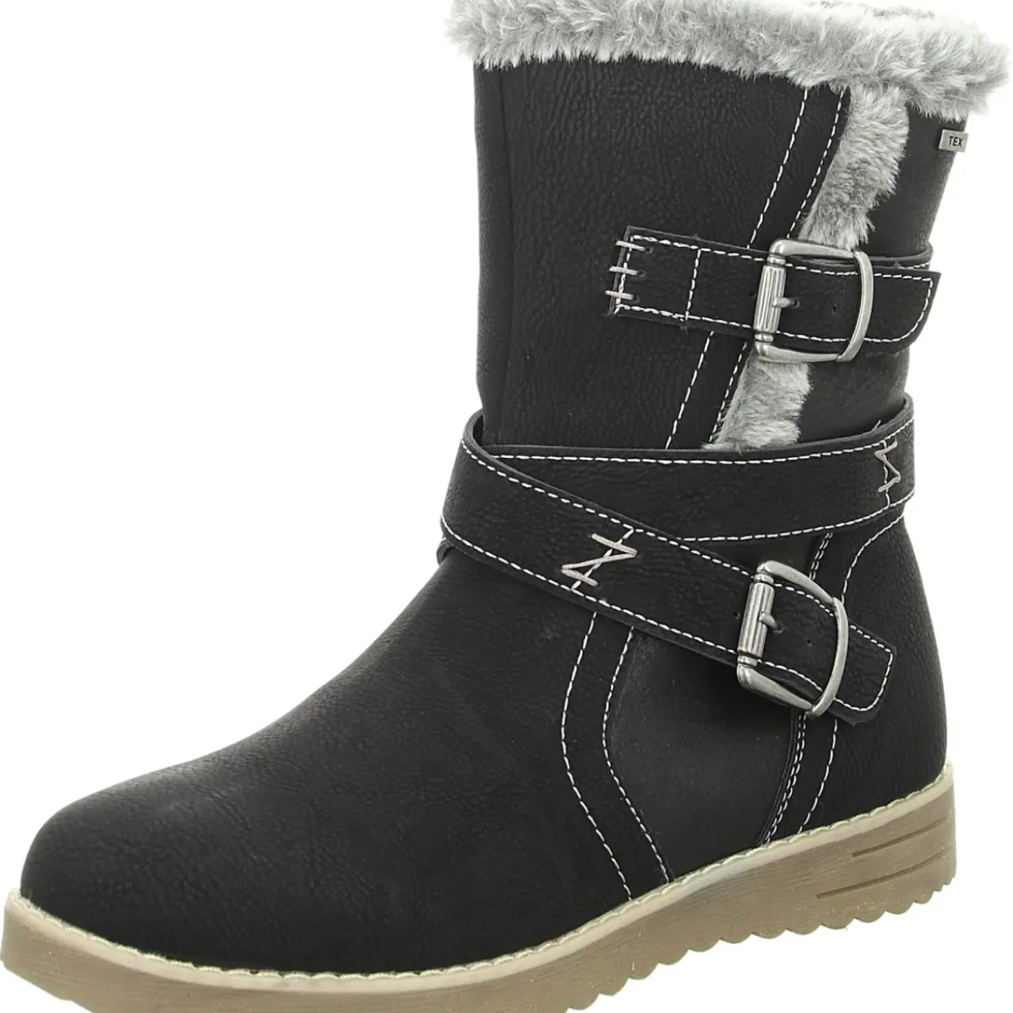 girlZ onlY Schlupf-/Klettstiefelette Warmfutter