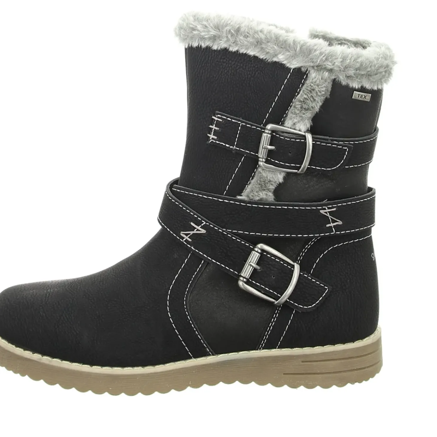 girlZ onlY Schlupf-/Klettstiefelette Warmfutter