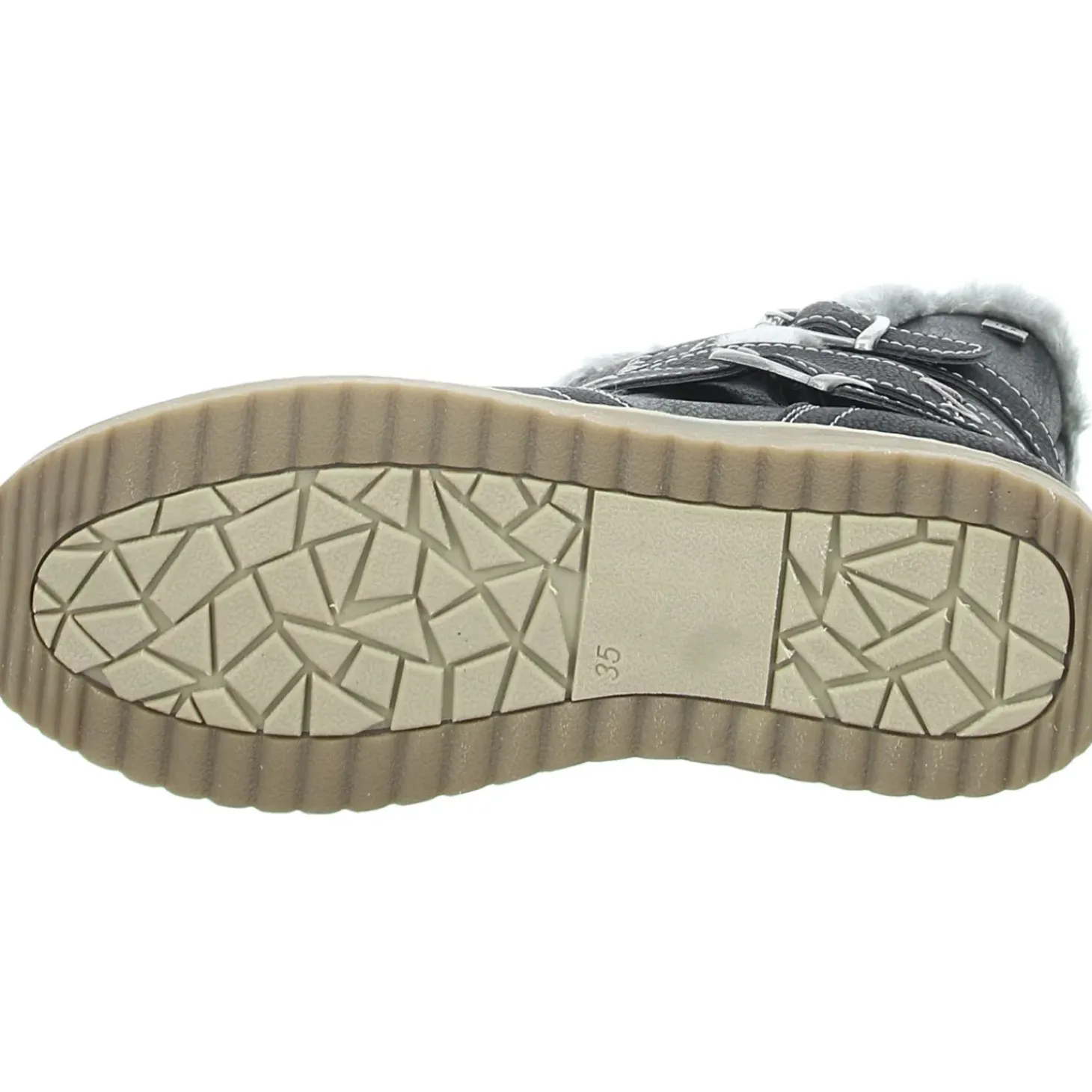 girlZ onlY Schlupf-/Klettstiefelette Warmfutter