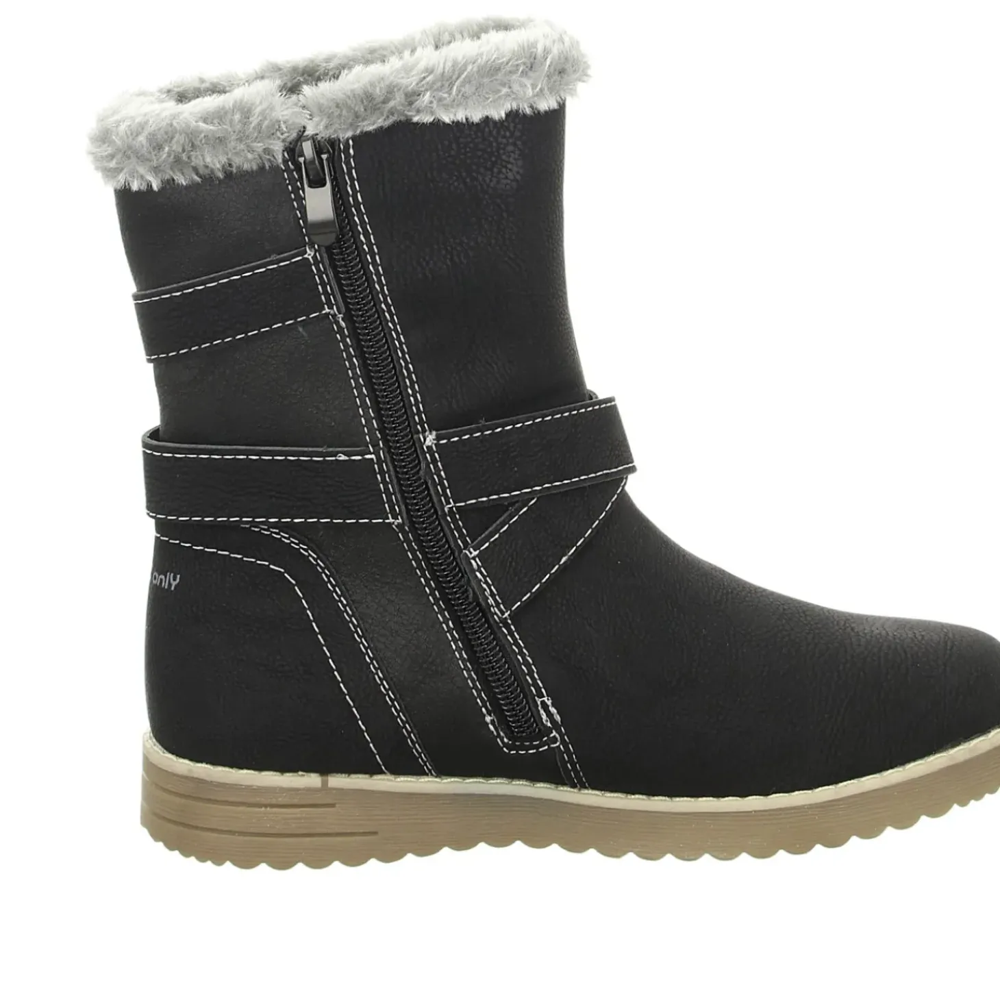 girlZ onlY Schlupf-/Klettstiefelette Warmfutter