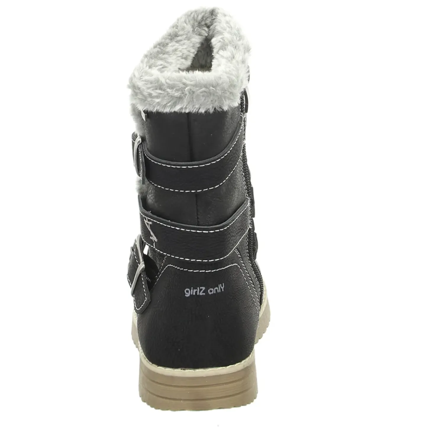 girlZ onlY Schlupf-/Klettstiefelette Warmfutter