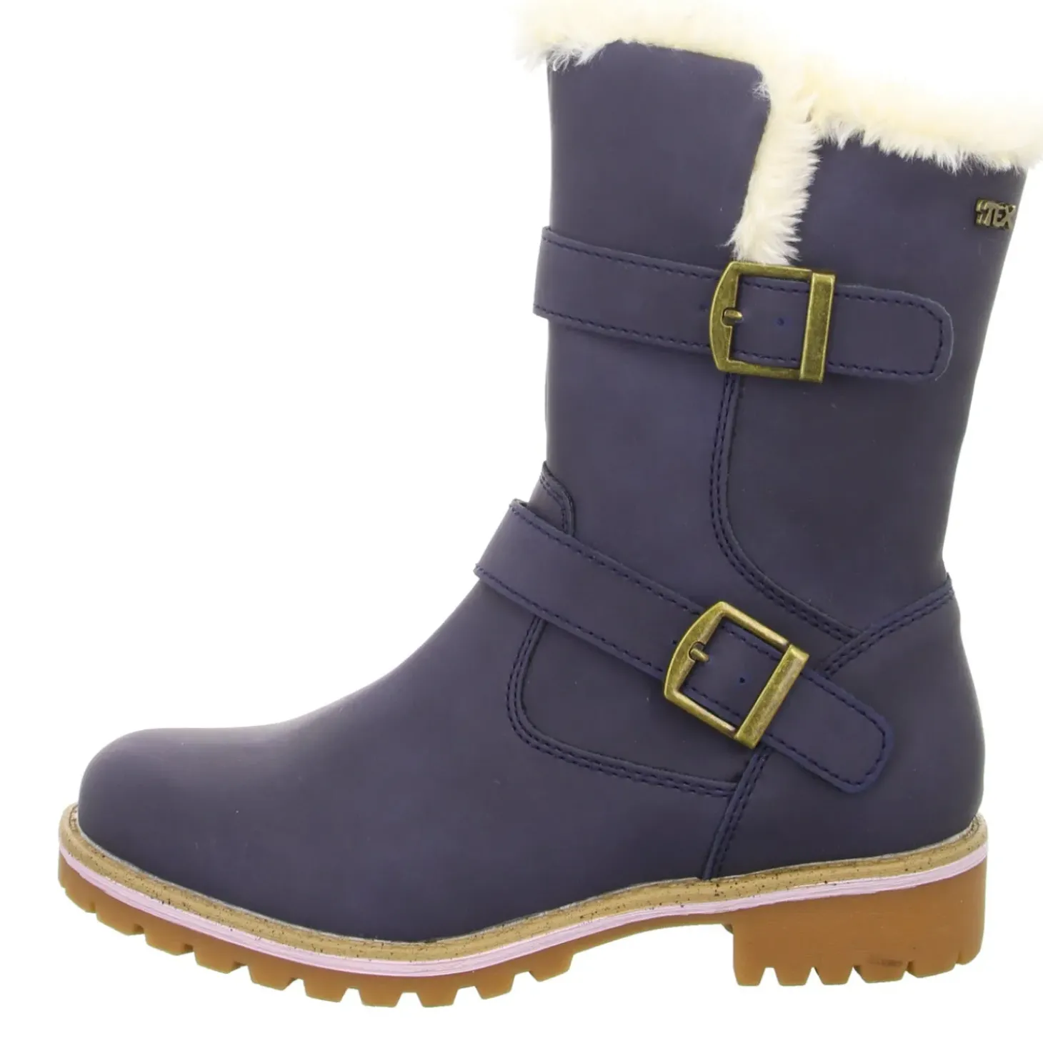 girlZ onlY Schlupf-/Klettstiefelette Warmfutter
