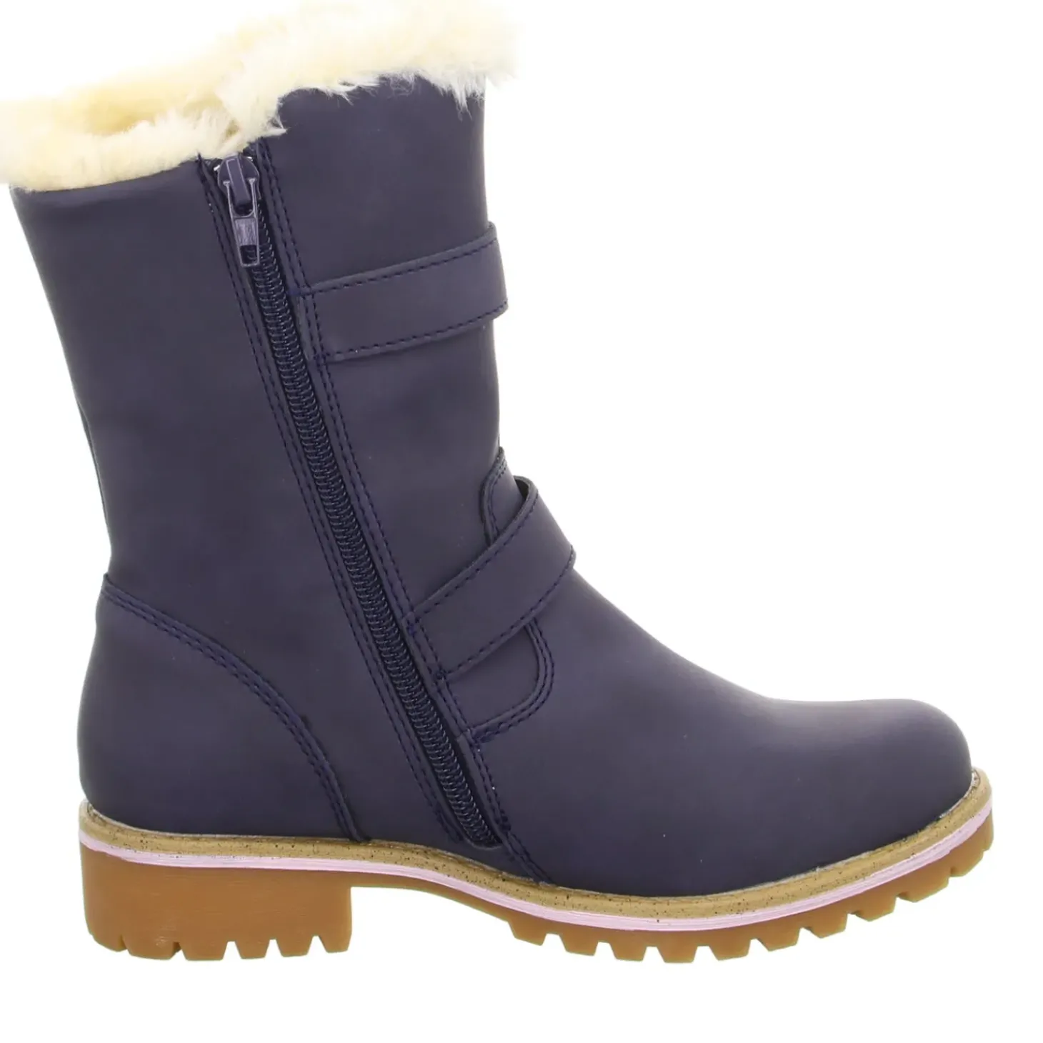 girlZ onlY Schlupf-/Klettstiefelette Warmfutter
