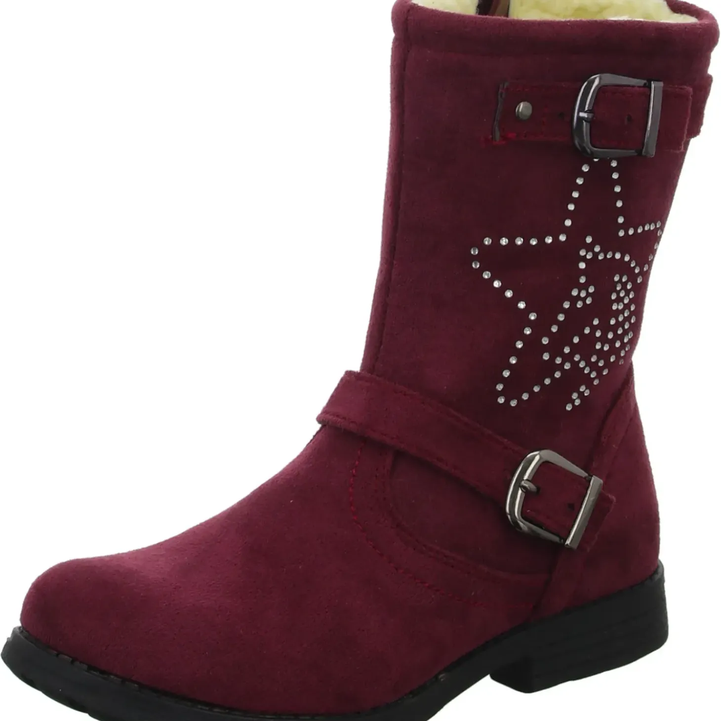 girlZ onlY Schlupf-/Klettstiefelette Warmfutter