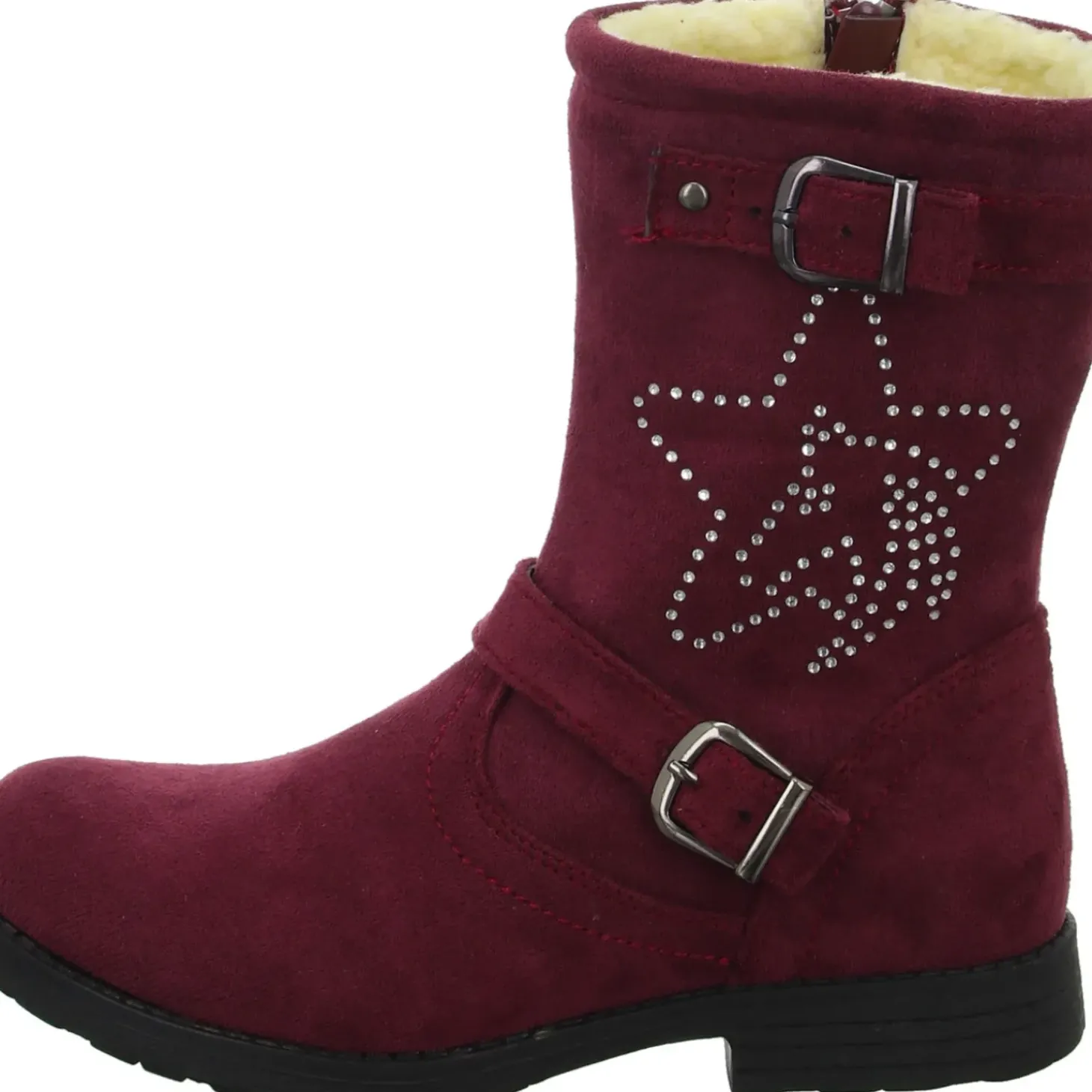 girlZ onlY Schlupf-/Klettstiefelette Warmfutter