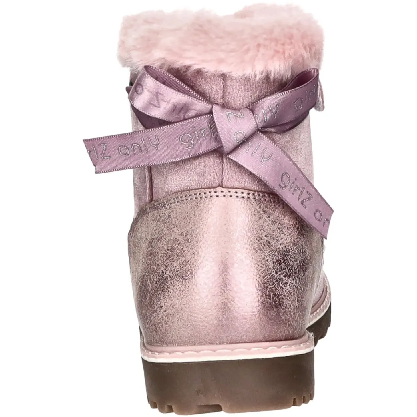 girlZ onlY Schlupf-/Klettstiefelette Warmfutter