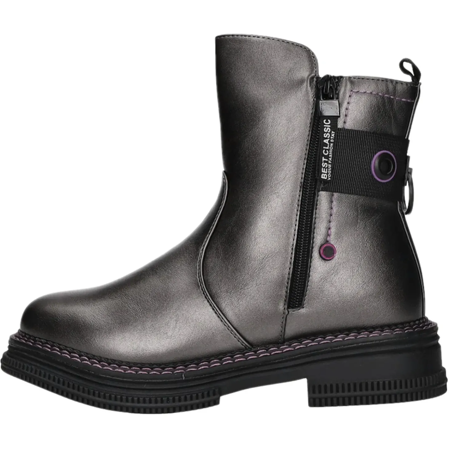 girlZ onlY Schlupf-/Klettstiefelette Warmfutter
