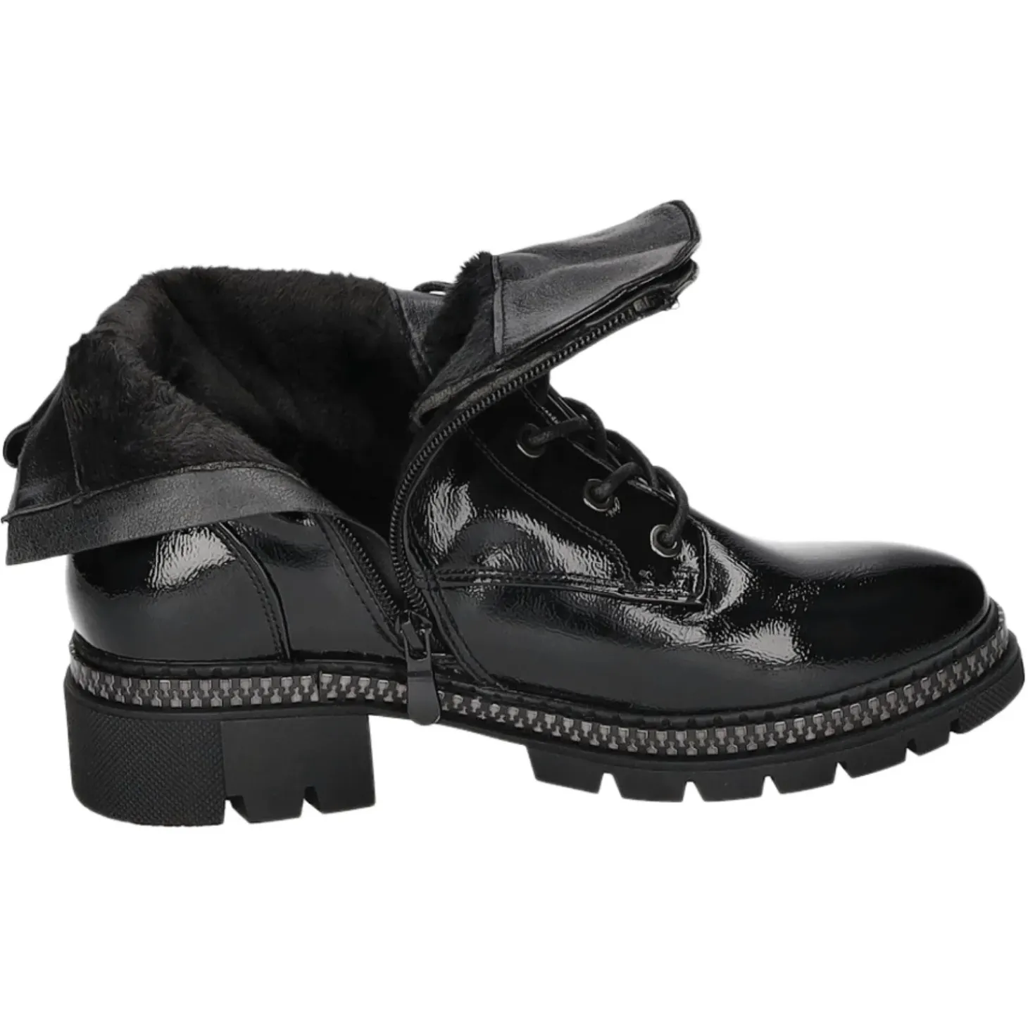 living UPDATED Schnürstiefelette Warmfutter bis 35mm Absatz (casual)