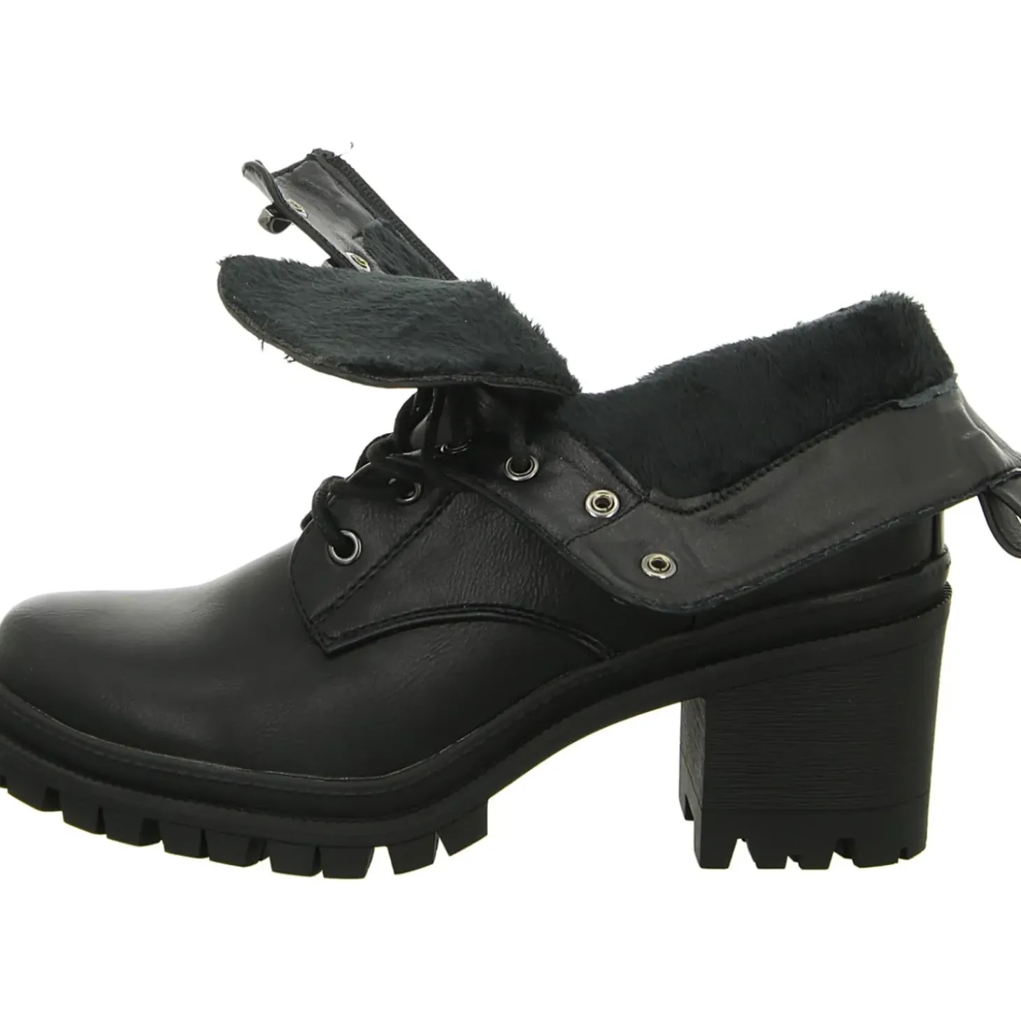 living UPDATED Schnürstiefelette Warmfutter ab 35mm Absatz