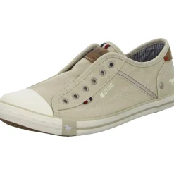 MUSTANG Leinen Slipper/Kletthalbschuh