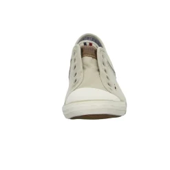 MUSTANG Leinen Slipper/Kletthalbschuh